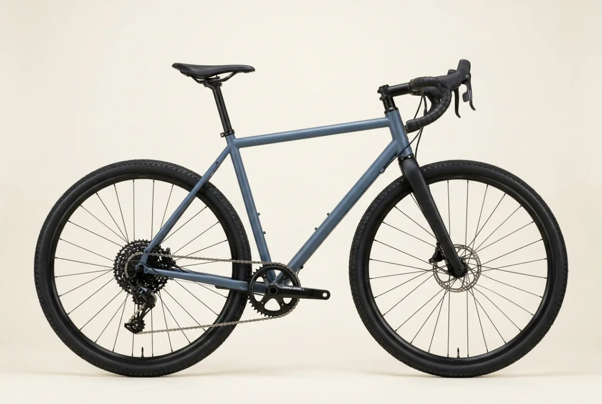 Halden Gravel, slate blue, 1×12 drivetrain